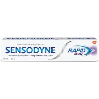 Sensodyne f?lsom tandpasta hurtig lettelse - 80 g pakning med 2