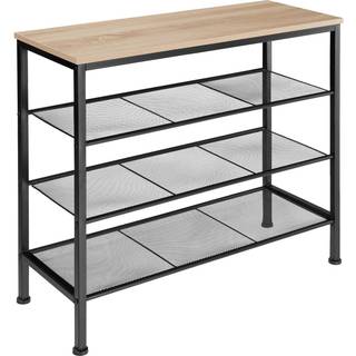 Skoreol Newport 80,5x30,5x72,5cm - Industrielt lyst træ, egetræ Sonoma