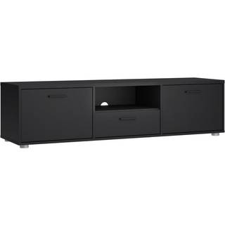 Tv-Bord Sort m/2 Døre & Skuffe