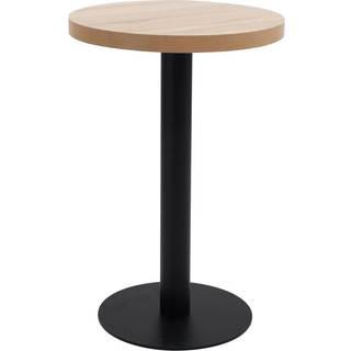 bistrobord 50 cm MDF lysebrun