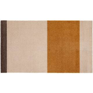 tica copenhagen Stripes by tica, horisontal, entrétæppe/løber Ivory/dijon/brown, 67x120 cm