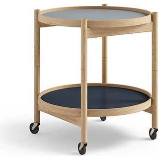 Brdr. Krüger Bølling bakkebord 50 cm. - eg olie - Bakke 1: Water / Bakke 2: Water