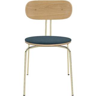 Umage Curious spisebordsstol - Messing stel / Jet Air Blue