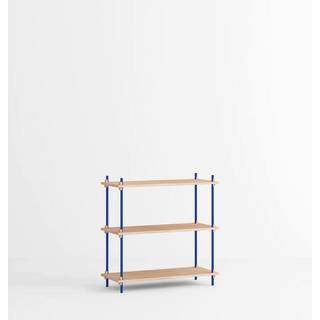 Moebe Shelving System s.85.1.A - Oak/Deep-Blue