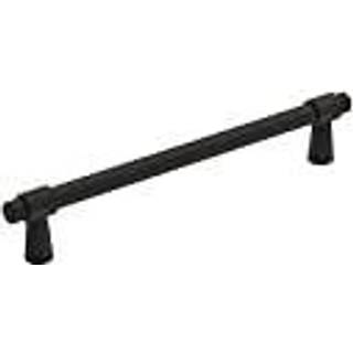 Amerock | Kabinettræk | Matte sort | 6-5/16 tommer (160 mm) Center-til-centre | Destine | 1 pakke | Skuffet træk | Skabshåndtag | Skabshardware