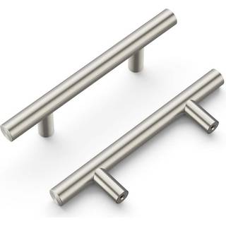 Hickory Hardware 10 Pack Kitchen Cabinet Handles skuffe Tr?k til d?re og kommode skuffer Hardware til badev?relse 3 tommer hul Center Satin Nicke
