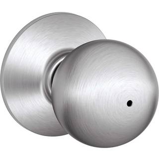 Schlage F40 CSV ORB 626 Kommerciel serie Orbit Door Knob Bed & Bath Privacy Lock Satin Chrome