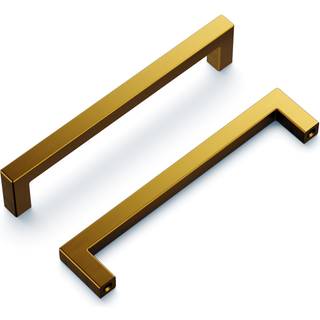 Hickory Hardware 10 Pack Solid Core Kitchen Cabinet trækker luksusskabehåndtag Hardware til døre og kommode skuffer 5-1/16 tommer (128 mm) hulcen