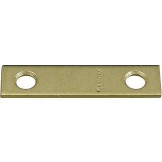 National MFG/Spectrum Brands HHI 2 """" X 1/2 """" Bright Brass Finish National/Spectrum Brands HHI N190-892 Mending Plate
