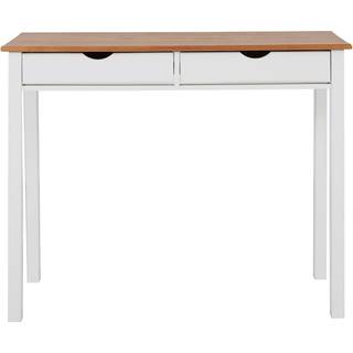 Skrivebord 2 Skuffer Lille Hvid