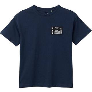 NAME IT Kortærmet T-shirt Vector Dark Sapphire
