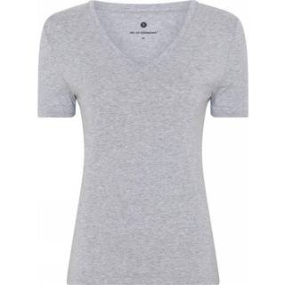 JBS of Denmark Bamboo V-neck Women Slim T-shirt - Light grey - XX-Large * Kampagne *