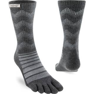 Injinji Men's Outdoor Midweight Crew Wool Slate, XL