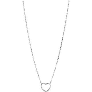 ENAMEL Copenhagen Halskæde - Organic Heart - Silver Colour