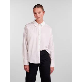 Pieces Tanne LS Loose Shirt Cloud Dancer XL