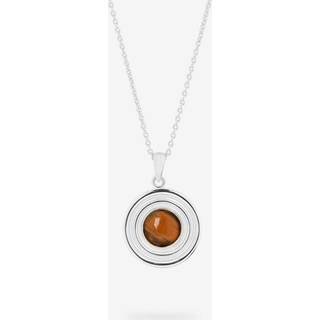IX Anker Necklace Tiger Eye Silver