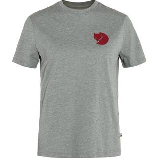 Fjällräven Women's Fox Boxy Logo Tee T-shirt Damer størrelse M farve grå