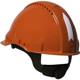 3M Skyddshjälm Uvicator, rattjustering, ventilerad, röd, G3000NUV20-RD