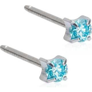 Blomdahl St Tiffany Aquamarine Titanium Øreringe