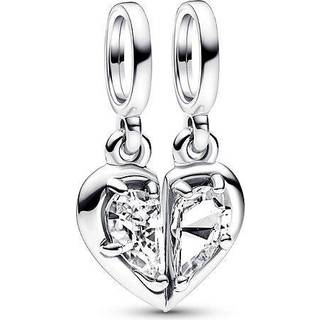 Pandora Charm - Splittable Mother & Daughter Dangle - 792643C01 - silber