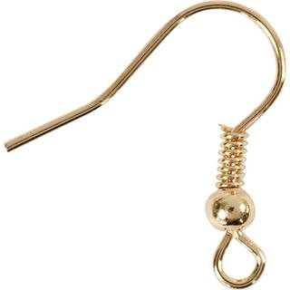 Guld Ørekroge 18 mm - 10 stk. til Smykkedesign
