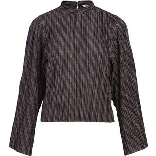 Lux Langærmet Bluse - Sort - L - Object