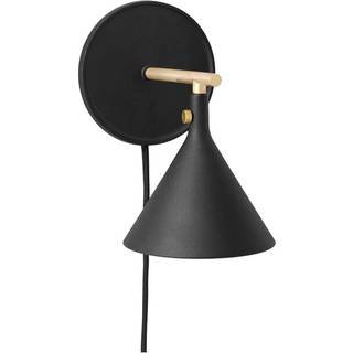 Audo Cast Sconce Væglampe med Diffuser Sort