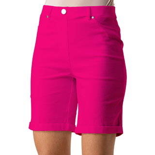 Roman Roman Pink Turned Hem Stretch Shorts - EU 38 (UK 10)