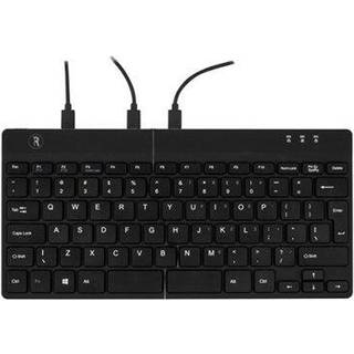 R-Go Split Keyboard, knækket, sort