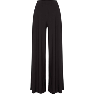 Roman Roman Black Wide Leg Stretch Trousers