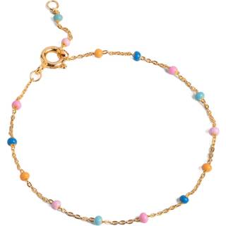 Enamel - Lola LOLLY armbånd i forgyldt sølv