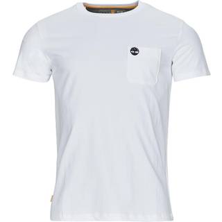 Timberland Dunstan River Chest Pocket Short Sleeve Tee T-shirt Herrer størrelse M farve hvid