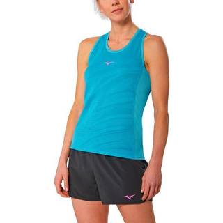 Mizuno Aero Tank Top Women - Light Blue, Size XL - light_blue