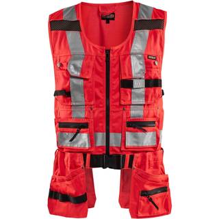 Blåkläder 3032 High Vis Håndværker Vest / High Vis Håndværker Vest - 3XL - High Vis Rød