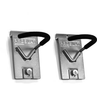 Proslat 13028 Lodret cykelkrog designet til Proslat PVC Slatwall Gray