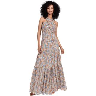 Veronica Beard Florencia floral silk maxi dress - multicoloured - XL+