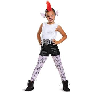 Trolls World Tour Barb Costume Trolls World Tour B?rns klassiske kjole-outfit til piger Kids Size Medium (7-8)