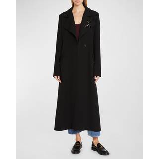 ChloÃ© Double-breasted wool coat - black - XL