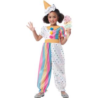 Californien kostumer Toddler Sweet Treats Clown 3T/4T