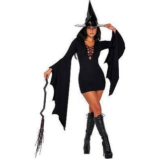 5076 - 2pc Midnight Coven Witch - Medium / sort