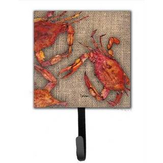 """" Caroline's Treasures 8742SH4 Crab Leash Holder eller Key Hook Small Multicolor """"