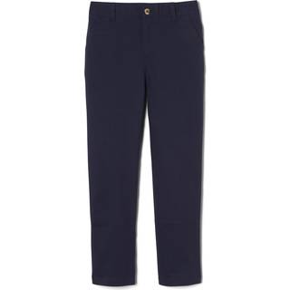 Fransk toast drenge justerbar talje lige pasform Stretch Twill Chino Pant School Uniform Navy 8