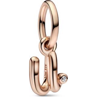 Pandora Anhänger - Letter u Script Alphabet - 782479C01 - roségold