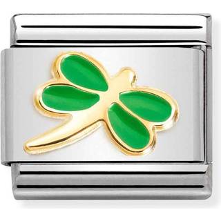 Nomination Green Dragonfly Charm - Stainless Steel