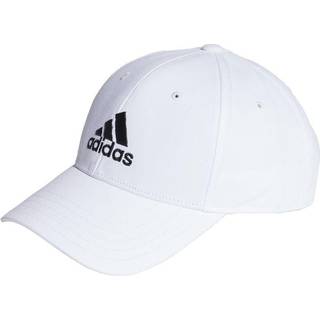 Cotton Twill Baseball kasket - White / Black - Mænd (M/L)