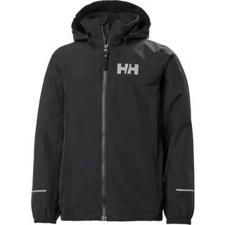 Helly Hansen JR Juell Regnjakke, Black, 152