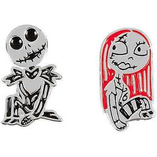 Disney Silver Nightmare Before Christmas Stud Earrings - F6764