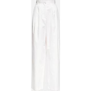 The Row Bufus high-rise cotton pants - white - M