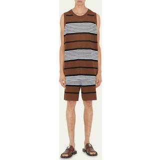 Burberry Striped mesh shorts - multicoloured - IT 58