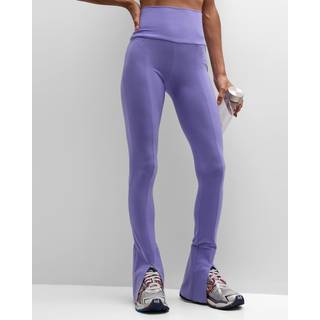 Norma Kamali Spat jersey leggings - purple - L